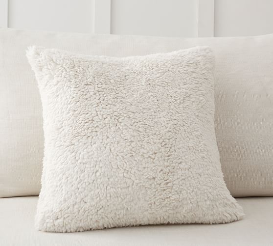 Faux Sheepskin Pillow Covers | Pottery Barn (US)