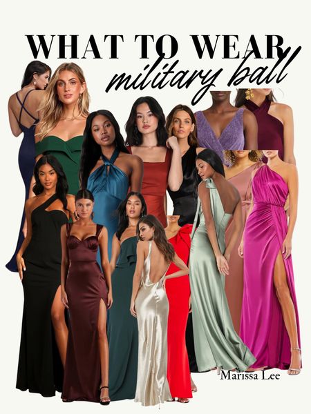 Are you a military spouse looking for military ball dresses? Here’s ball dress inspiration for the upcoming Marine Corps Birthday ball! All of these formal gowns are perfect for any formal black tie event or gala. All of these dress styles are stylish and appropriate for the military ball AND the colors complement the beloved Marine Corps blues 😉 

#LTKstyletip #LTKunder100 #LTKFind