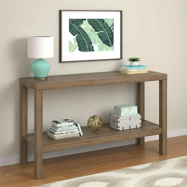 Mainstays Parsons Console Table, Rustic Oak | Walmart (US)