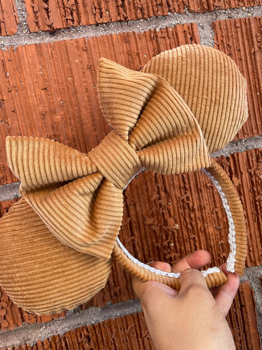 Gold Corduroy Minnie Ears | Etsy (US)