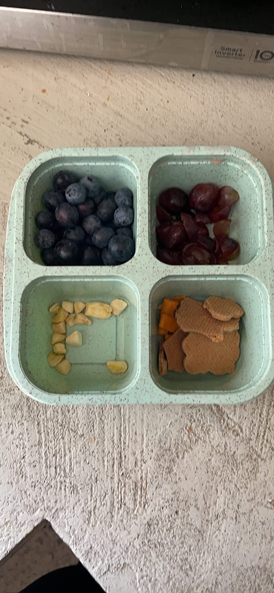 Amazon.com: LCHLZZ 4 Pack Snack Containers, Divided Bento Snack Box, 4 Compartments Reusable Meal... | Amazon (US)