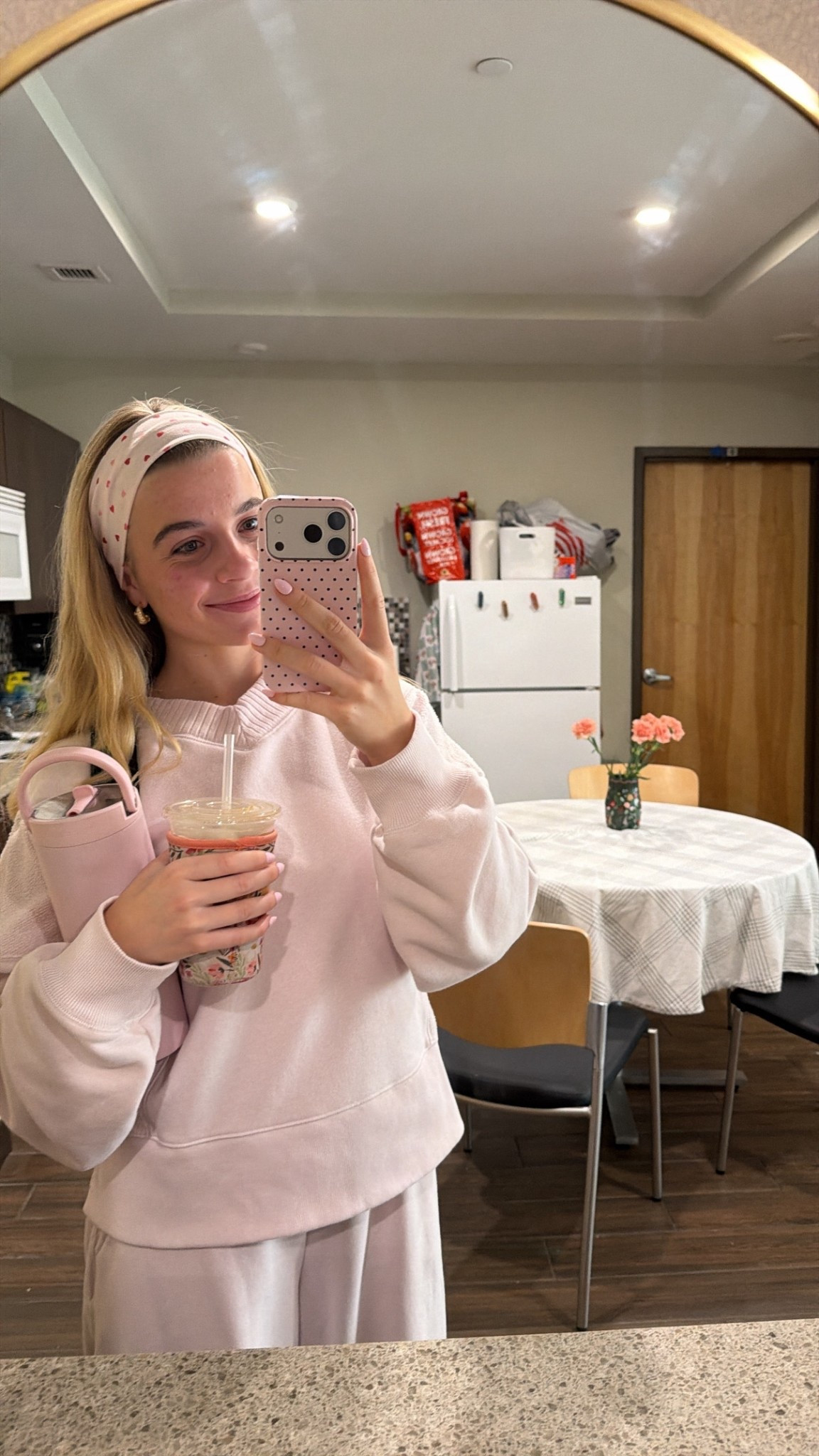 college OOTD! cutest pink matching set from aerie 

#LTKootd #LTKValentine