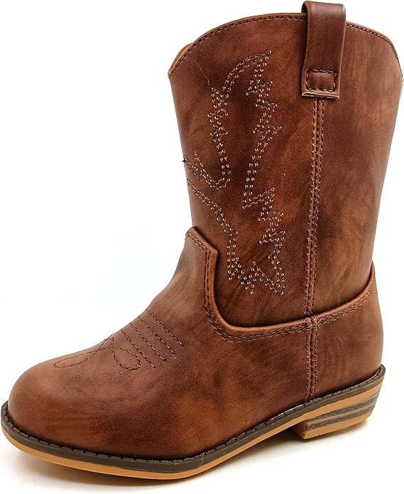 ICEBIRDS Little Kid's and Toddler Western Cowboy Boot | Amazon (US)