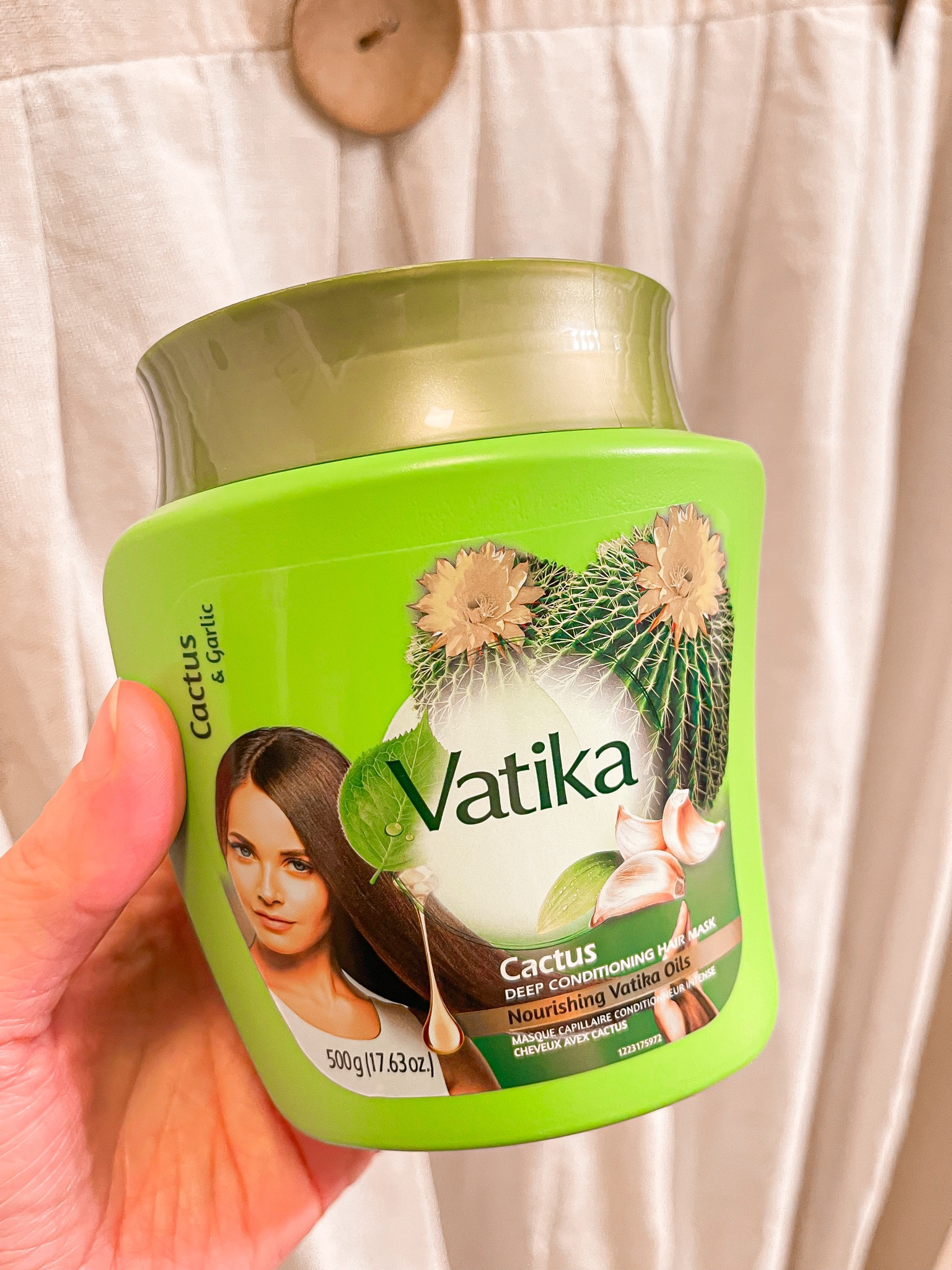 Vatika Cactus + Garlic hair conditioning treatment/mask

#LTKFamily #LTKBeauty #LTKTravel