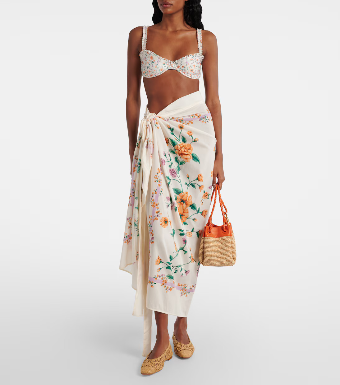 Lavanda cotton and silk beach cover-up | Mytheresa (US/CA)