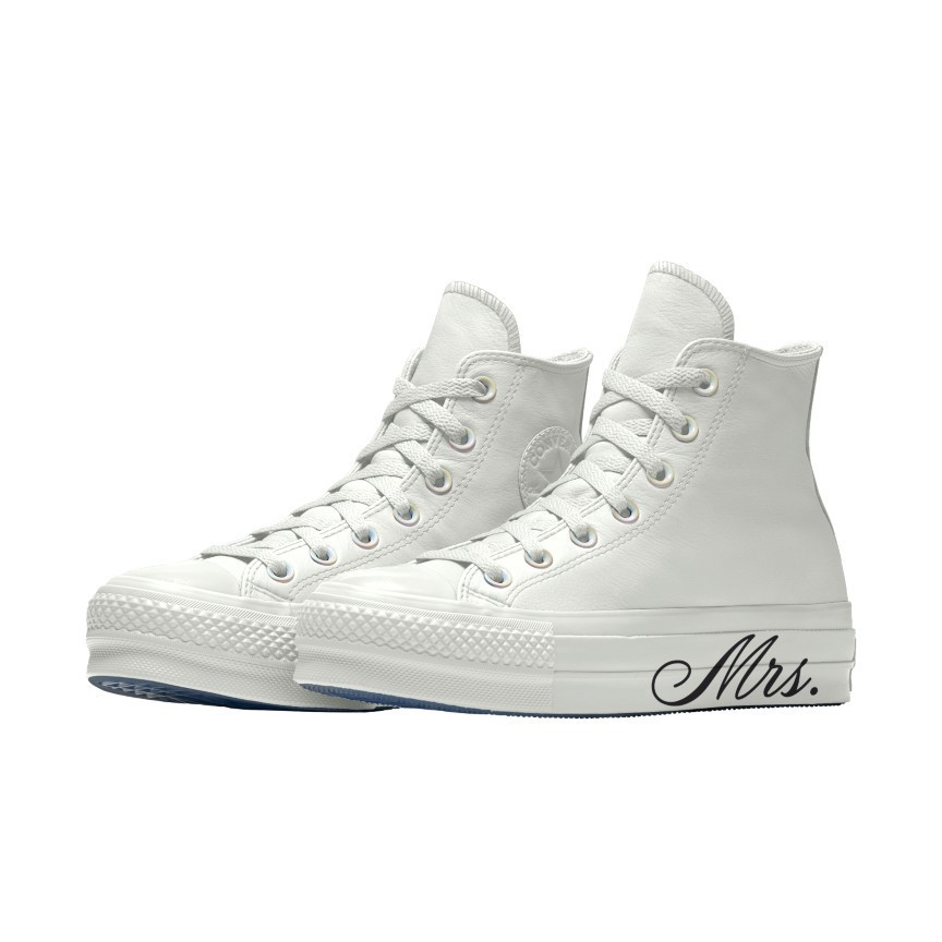 Custom Wedding Chuck Taylor All Star Lift Platform By You | Converse (US)