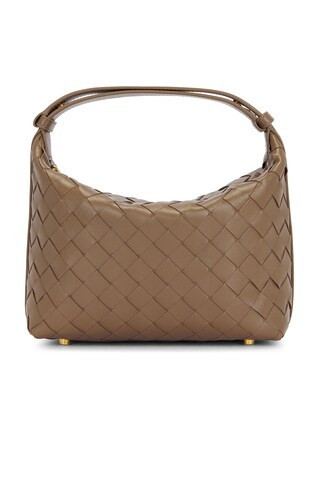Bottega Veneta Mini Wallace Bag in Pinecone & Gold - Brown. Size all. | FWRD 