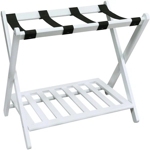 Folding Wood Luggage Rack | Wayfair North America