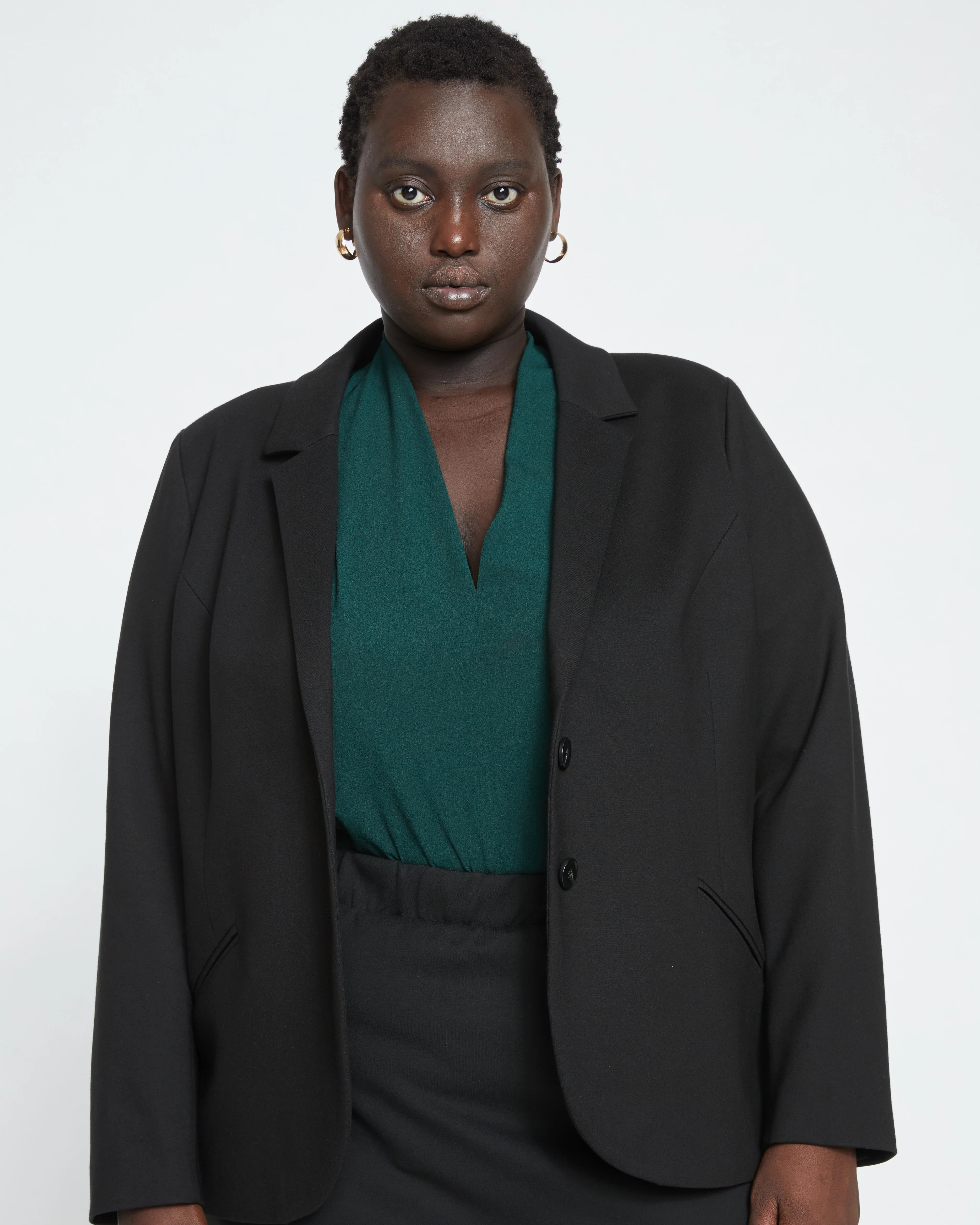 FIT LIBERTY ELIGIBLE Beas Ponte BlazerBlack$1984 interest-free payments of $50 with Affirm6 revie... | Universal Standard