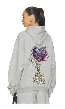 Boys Lie Cupids Club Harley Zip in Heather Grey from Revolve.com | Revolve Clothing (Global)