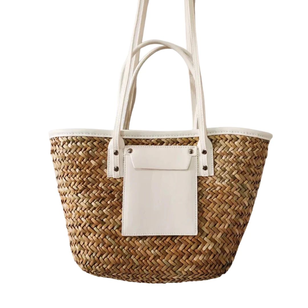 Waverly Straw Tote | Sea Marie Designs