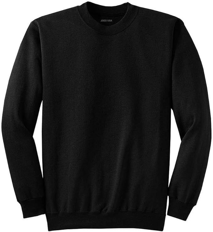 Joe's USA - Mens Soft & Cozy Crewneck Sweatshirts in 33 Colors. Sizes S-5XL | Amazon (US)