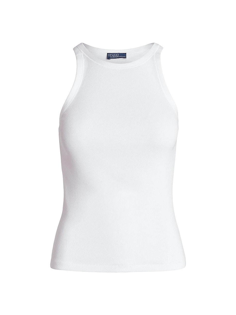 Women's Rib-Knit Slim Tank - White - Size Small | Saks Fifth Avenue
