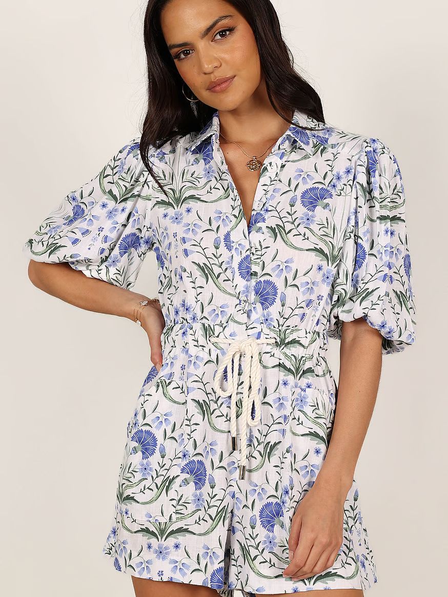 Annie Linen Playsuit | Victoria's Secret (US / CA )