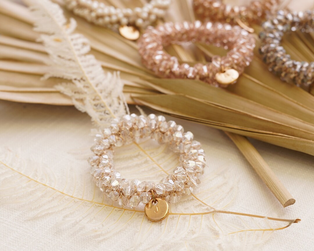 Personalized Bridesmaid Hair Tie Bridesmaid Proposal - Etsy | Etsy (US)