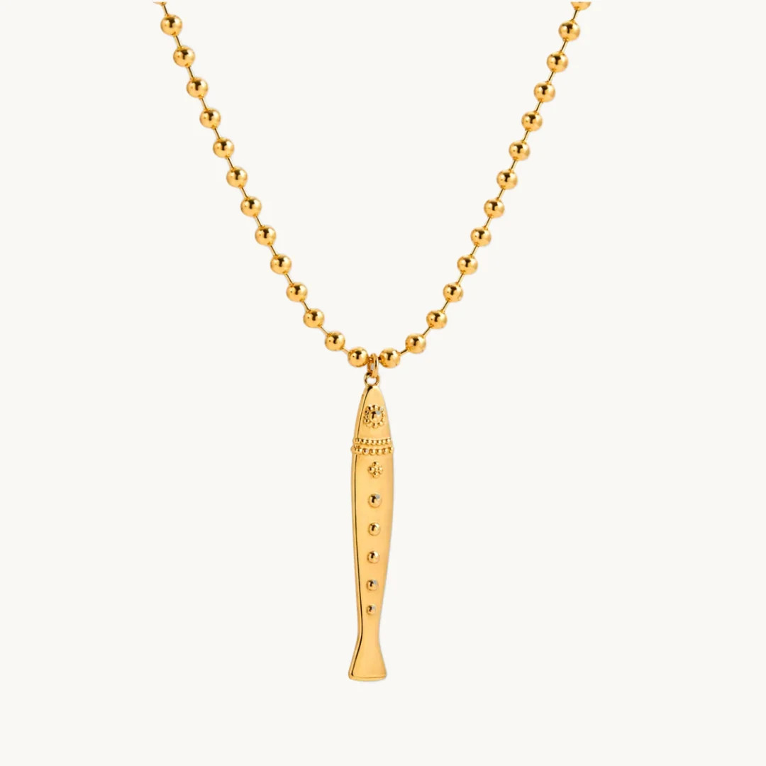 Porto Sardine Fish Pendant Necklace | Shop.app