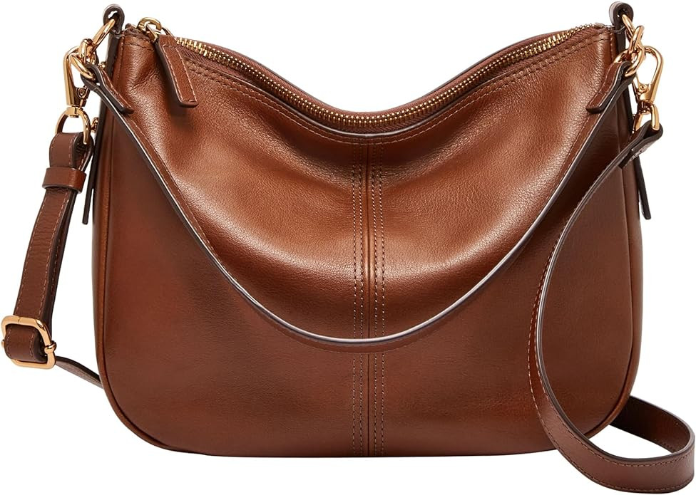 Fossil Women's Jolie Leather Crossbody Purse Handbag | Amazon (US)