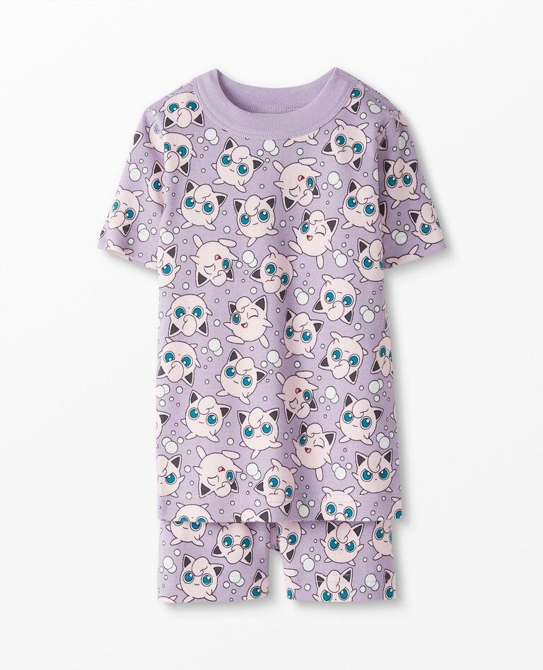 Pokémon Jigglypuff Short John Pajama Set | Hanna Andersson