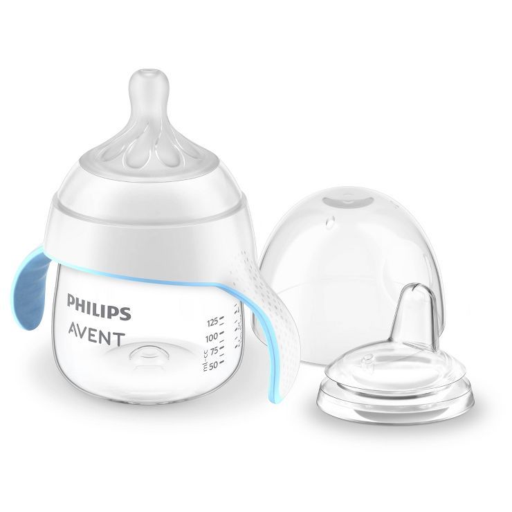 Philips Avent Natural Trainer Sippy Cup with Fast Flow Nipple and Soft Spout - Clear - 5oz | Target
