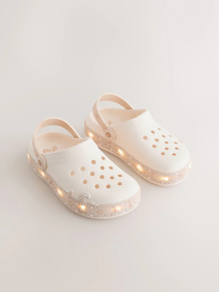 Cream Light Up Clogs | Next US
