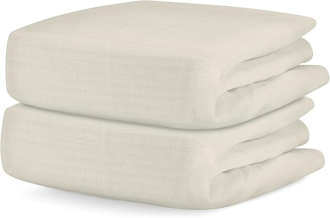 Newton Baby Organic Fitted Crib Sheets (2-Pack) - Ultra-Breathable and Ultra-Soft, 100% Organic M... | Amazon (US)