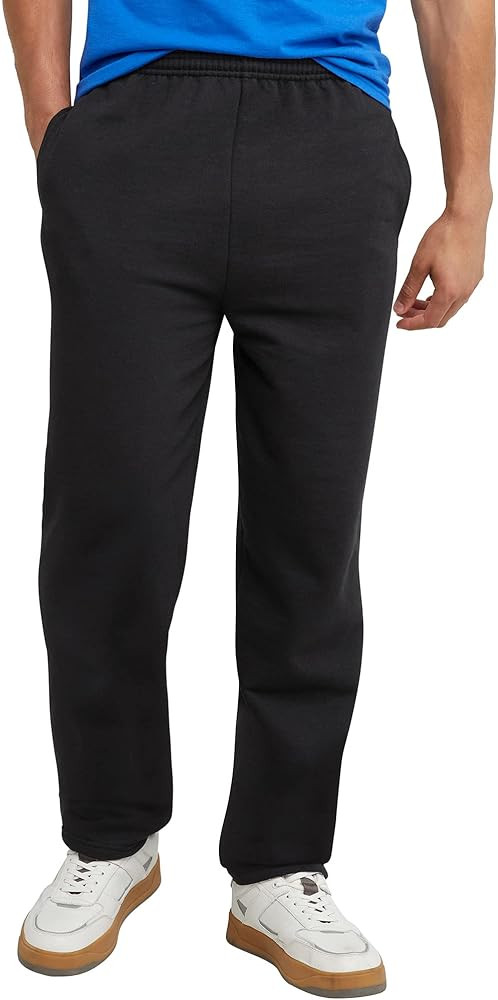 Hanes Mens EcoSmart Best Sweatpants, Athletic Lounge Pants with Cinched Cuffs, 1 Or 2 Pack | Amazon (US)