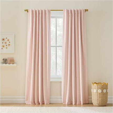 Pink Daisy Blackout Curtains