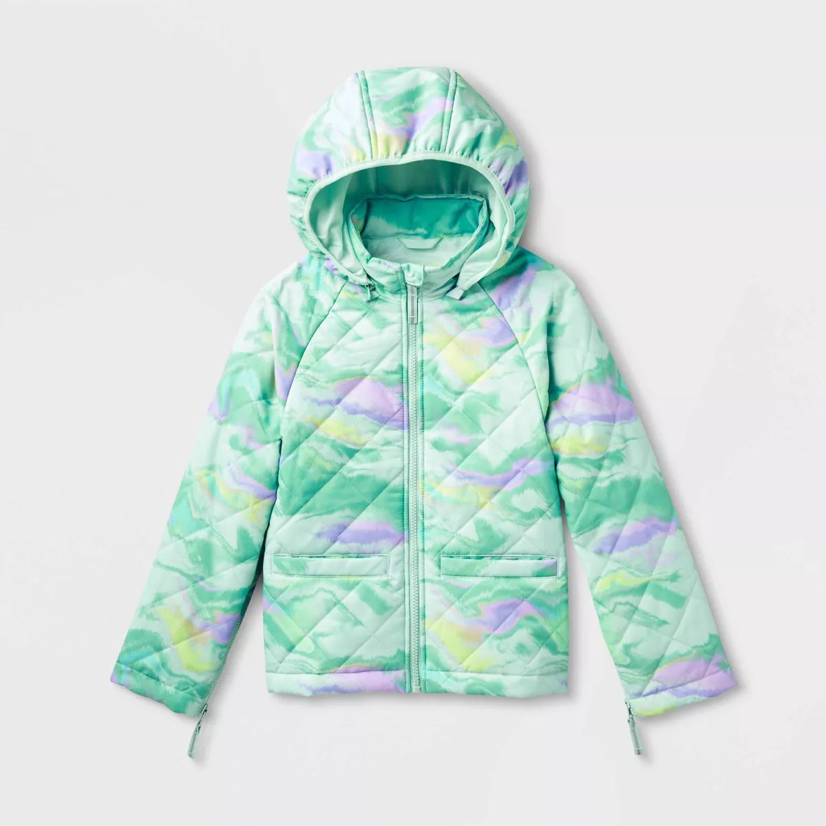 Girls' Adaptive Quilted Jacket - Cat & Jack™ | Target