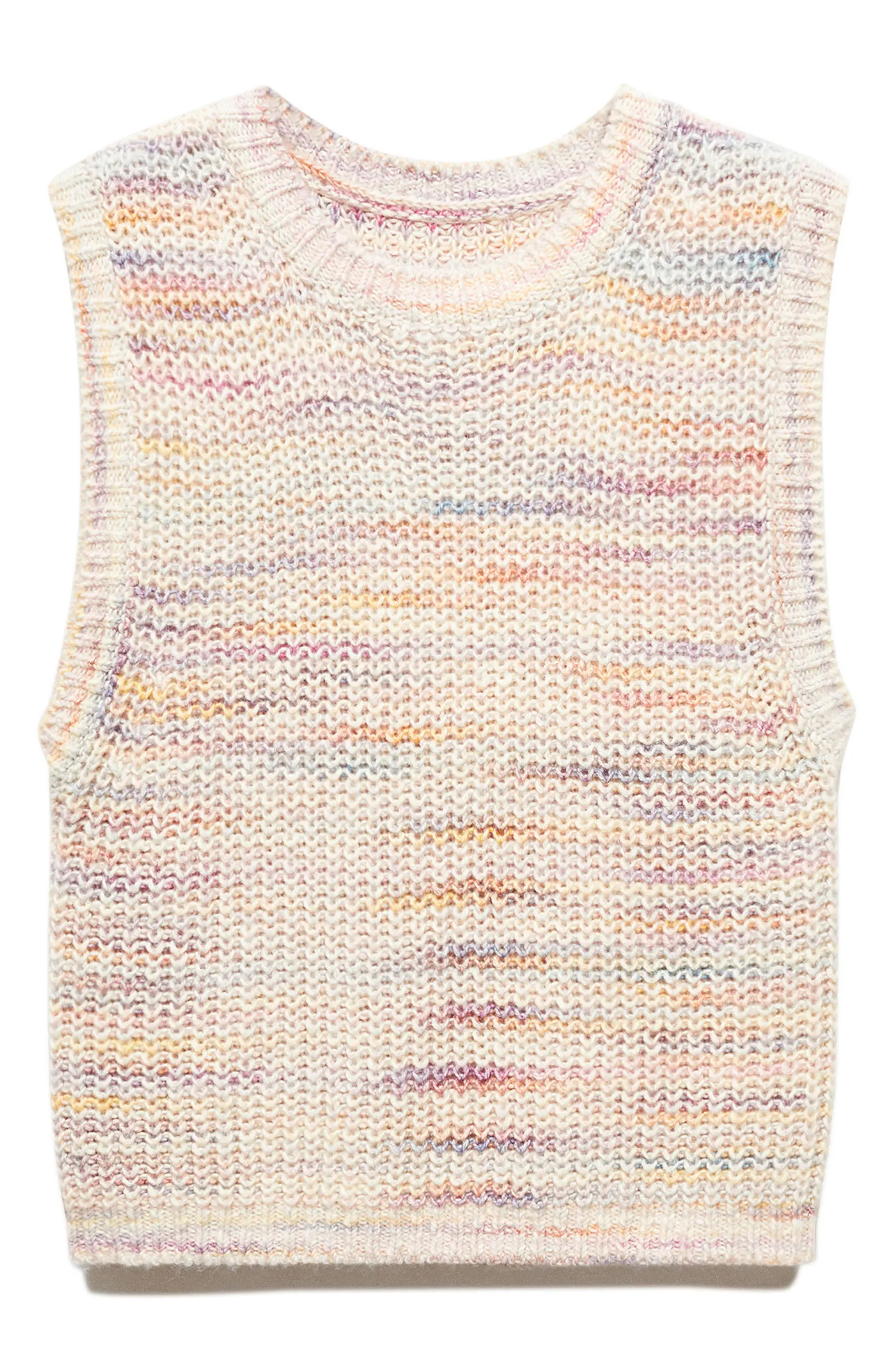 MANGO Multicolor Sweater Vest | Nordstrom | Nordstrom