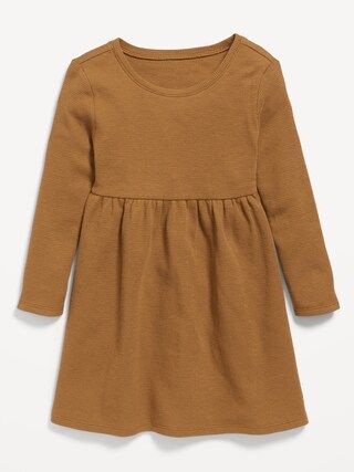 Fit &amp; Flare Thermal-Knit Dress for Toddler Girls | Old Navy (US)