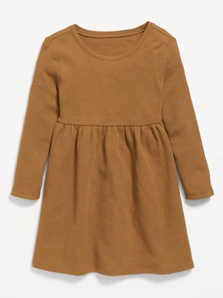 Fit &amp; Flare Thermal-Knit Dress for Toddler Girls | Old Navy (US)