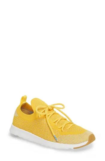 Women's Native Shoes Ap Mercury Liteknit Sneaker, Size 6 M - Yellow | Nordstrom