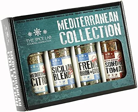 The Spice Lab Mediterranean Spices and Seasonings Set - Gift Set for All Around Cooking and Air F... | Amazon (US)