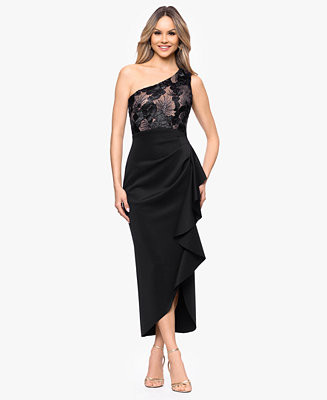 Women's One-Shoulder Midi Dress | Macy's