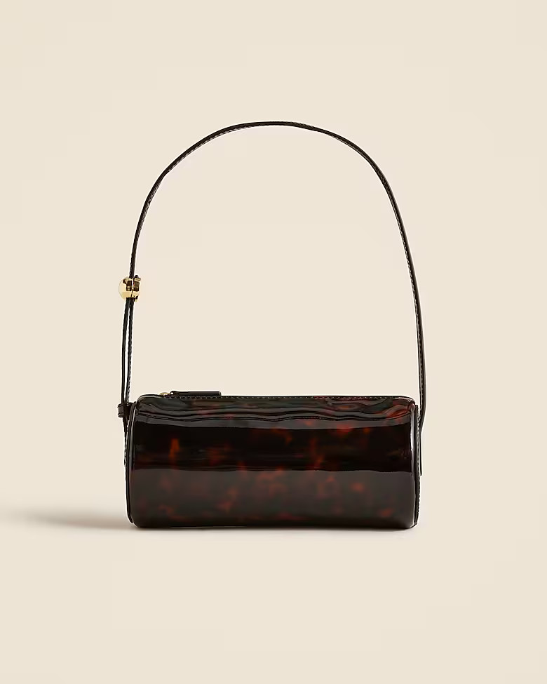 Bordeaux bag in tortoise-print leather | J. Crew US