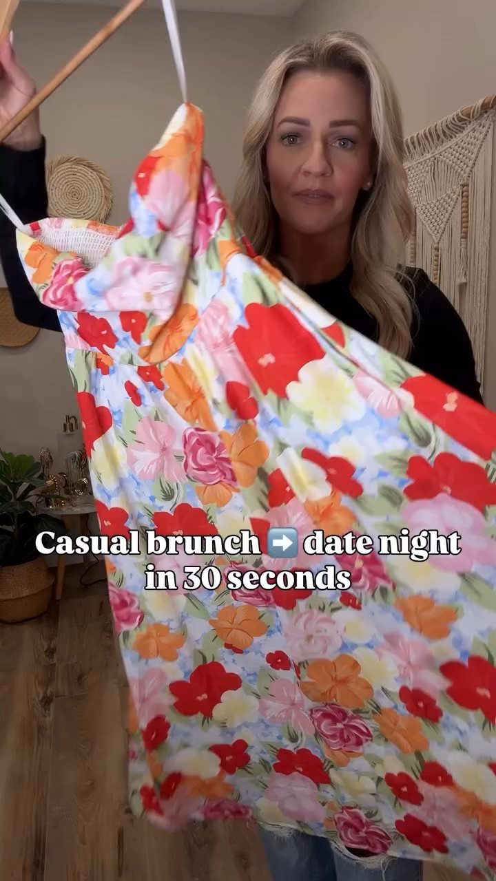 One strapless floral dress… two completely different vibes 🌸
#springfashion #dress #outfits #outfitinspiration #springtime