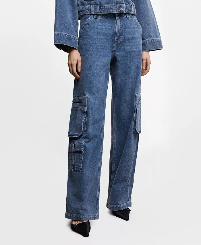 Women's Pocket Cargo Jeans | Macys (US)
