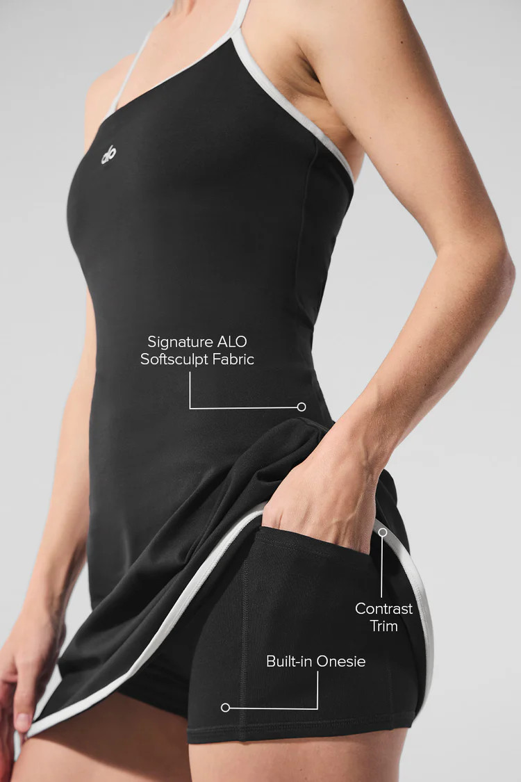 Alo Softsculpt Halter Tennis Dress | Alo Yoga (US)