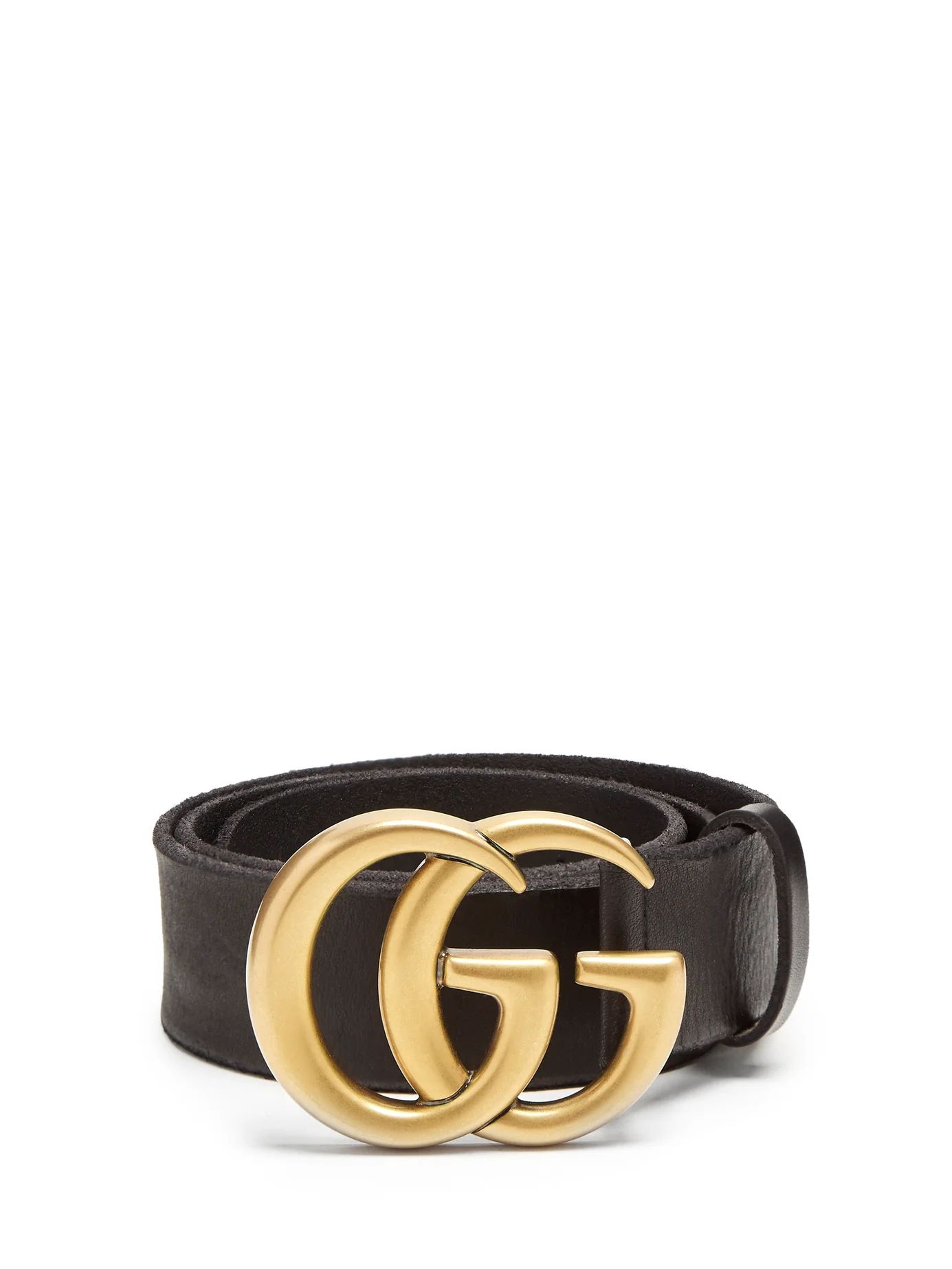 GG-logo 4cm leather belt | Matches (US)
