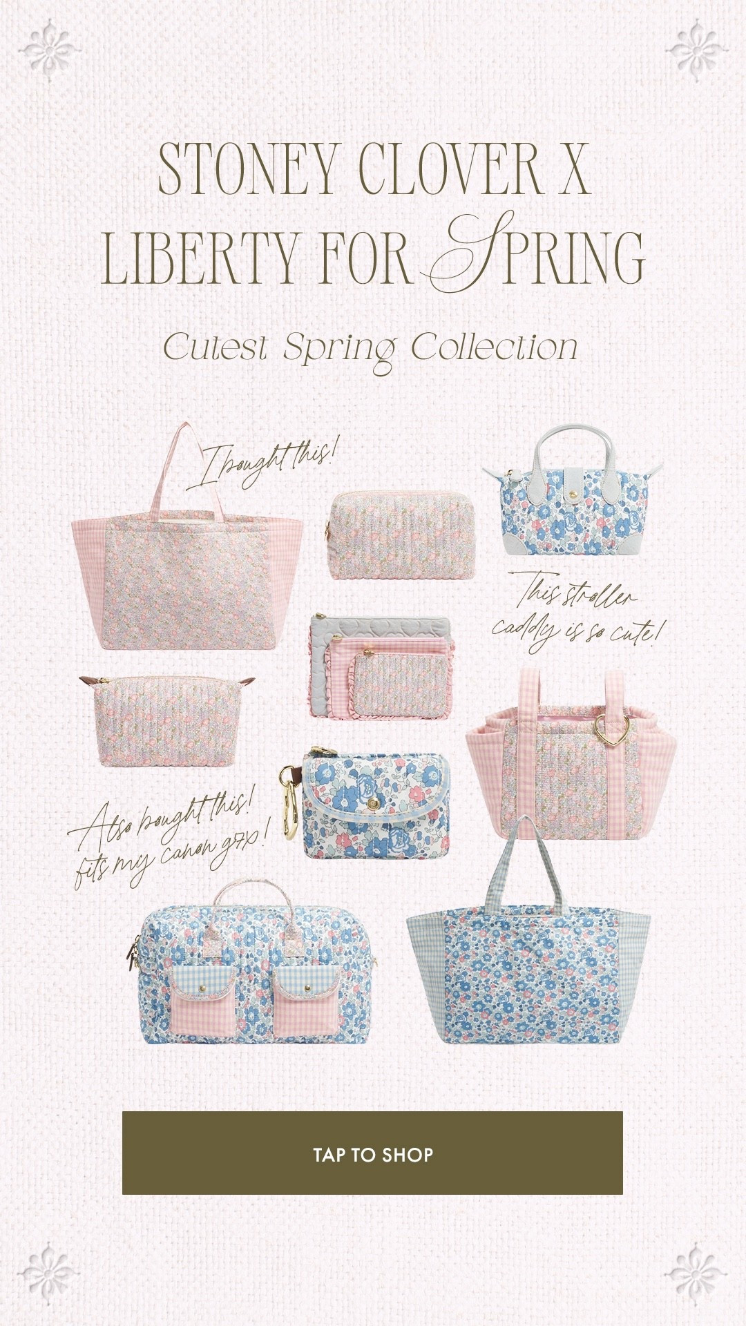 The cutest launch I’ve ever seen 😍 grabbed two bags from this and can’t wait for them to arrive!!! 

Stoney clover, liberty, spring florals, gingham, throw it all in tote, big tote, mom life 

#LTKKids #LTKTravel #LTKmomlife