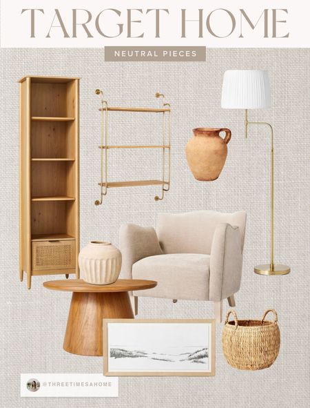 Neutral and warm woods - Target home finds 

#LTKhome #LTKstyletip