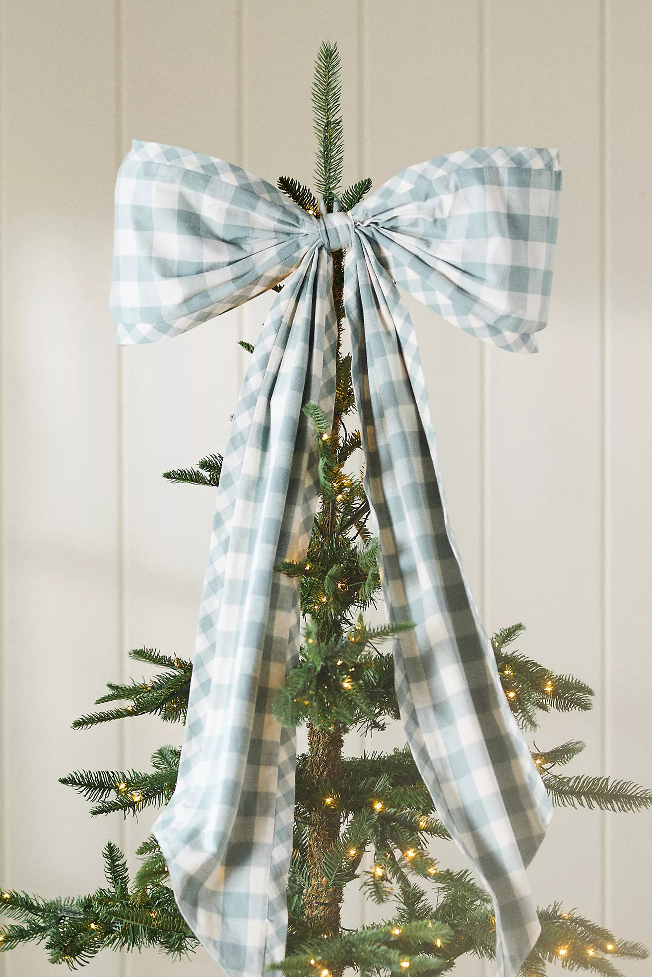 Gingham Bow Tree Topper | Anthropologie (US)