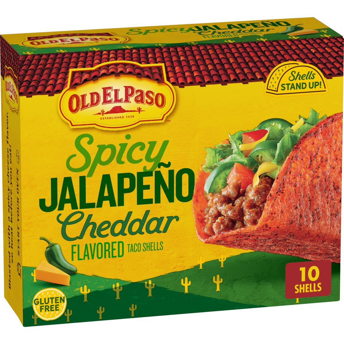 Old El Paso Gluten Free Taco Shells Bold Jalapeno Cheddar - 5.4oz | Target