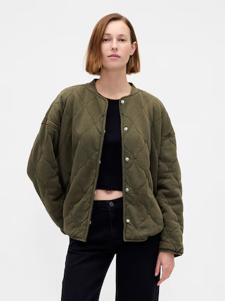 VintageSoft Quilted Oversized Jacket | Gap (US)