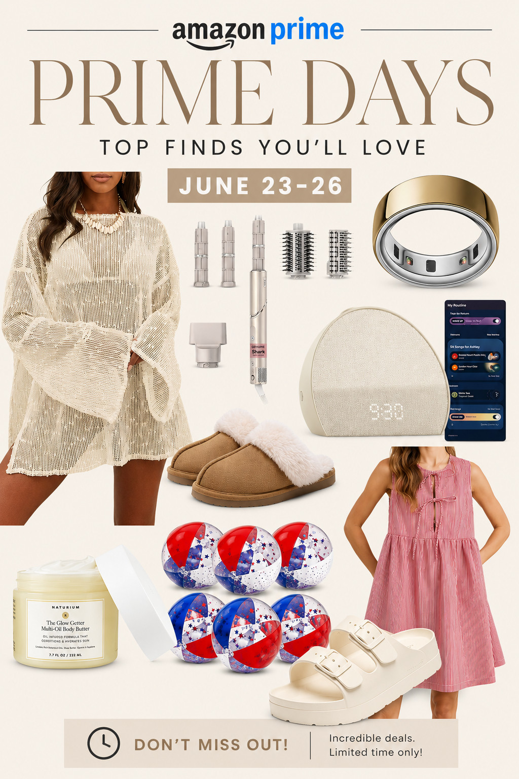 ✨ Prime Days are officially here! ✨

I rounded up some of my favorite summer finds that are part of the Amazon Prime Day sale happening June 23–26. From beach essentials and travel must-haves to comfy fashion finds you'll wear all season long, these deals are too good to miss. ☀️🛍️

Tap the link in my LTK to shop all of my Prime Day favorites before they're gone! 🤍

#AmazonPrimeDay #LTKSale #AmazonFinds #SummerFavorites #LTKStyle #PrimeDayDeals 

 