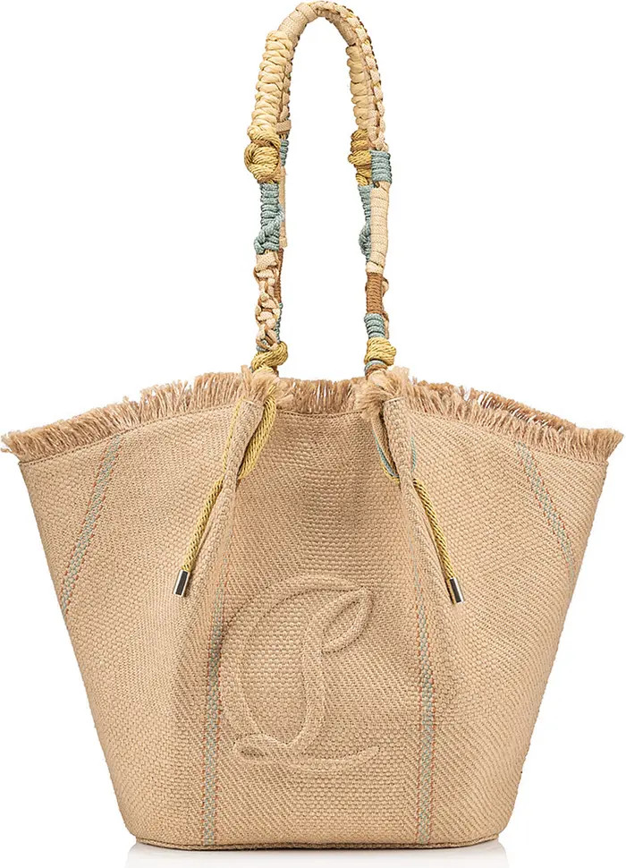 Christian Louboutin By My Side Jute Shopper | Nordstrom | Nordstrom