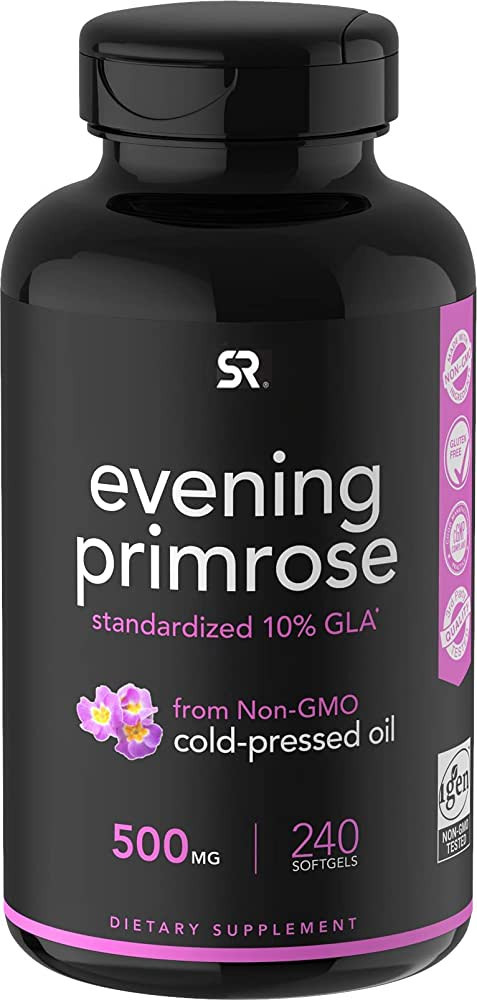 Sports Research Evening Primrose Oil (500mg) ~ Cold-Pressed with No fillers or Artificial Ingredi... | Amazon (US)