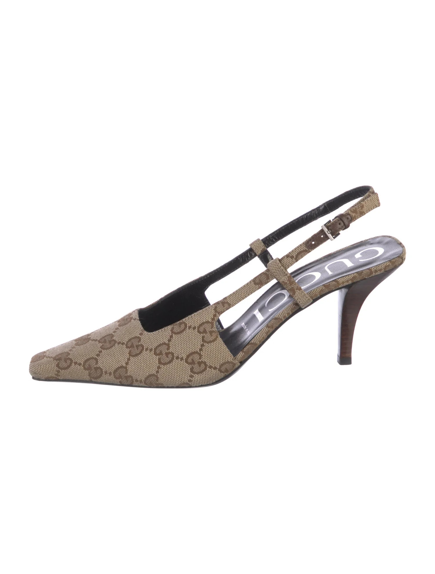 Horsebit Accent Patent Leather Slingback Pumps | The RealReal