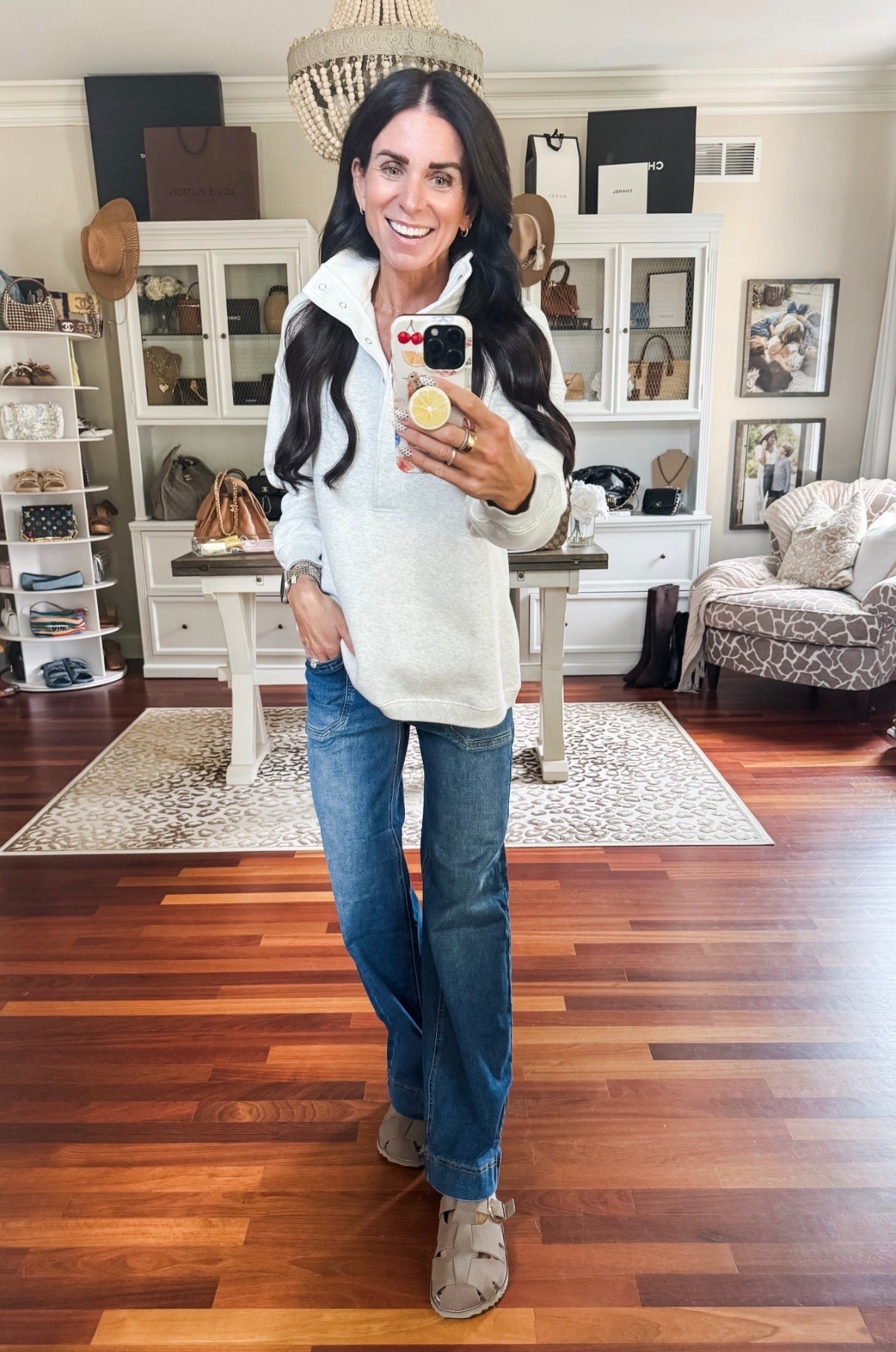 Love this fleece quarter snap 
Wearing a medium 

#LTKSeasonal #LTKootd #LTKmomlife