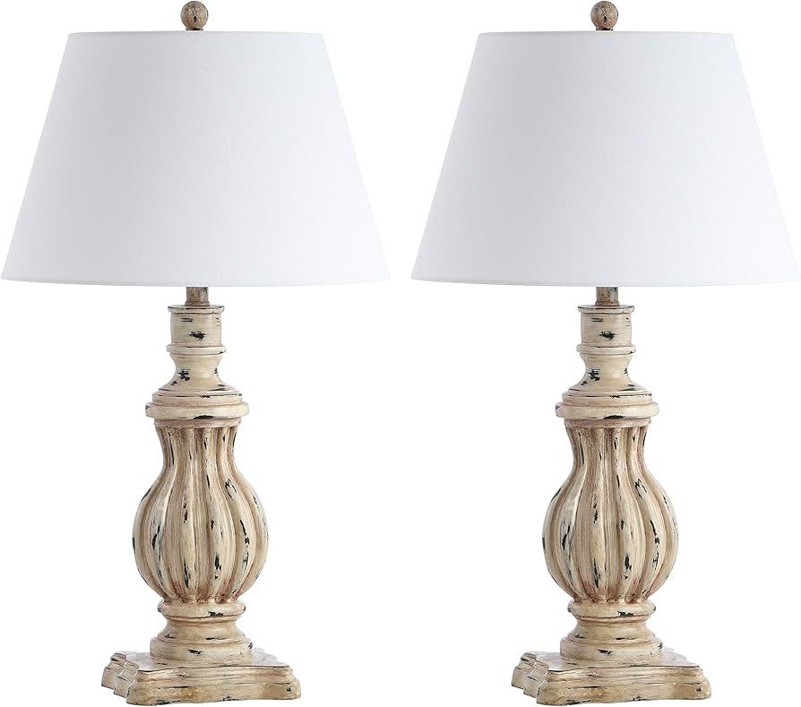 SAFAVIEH Lighting Collection Tanner Brown 31-inch Bedroom Living Room Home Office Desk Nightstand... | Amazon (US)